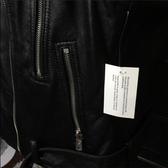 Sam Edelman Moto Leather Vest - Picture 5 of 7